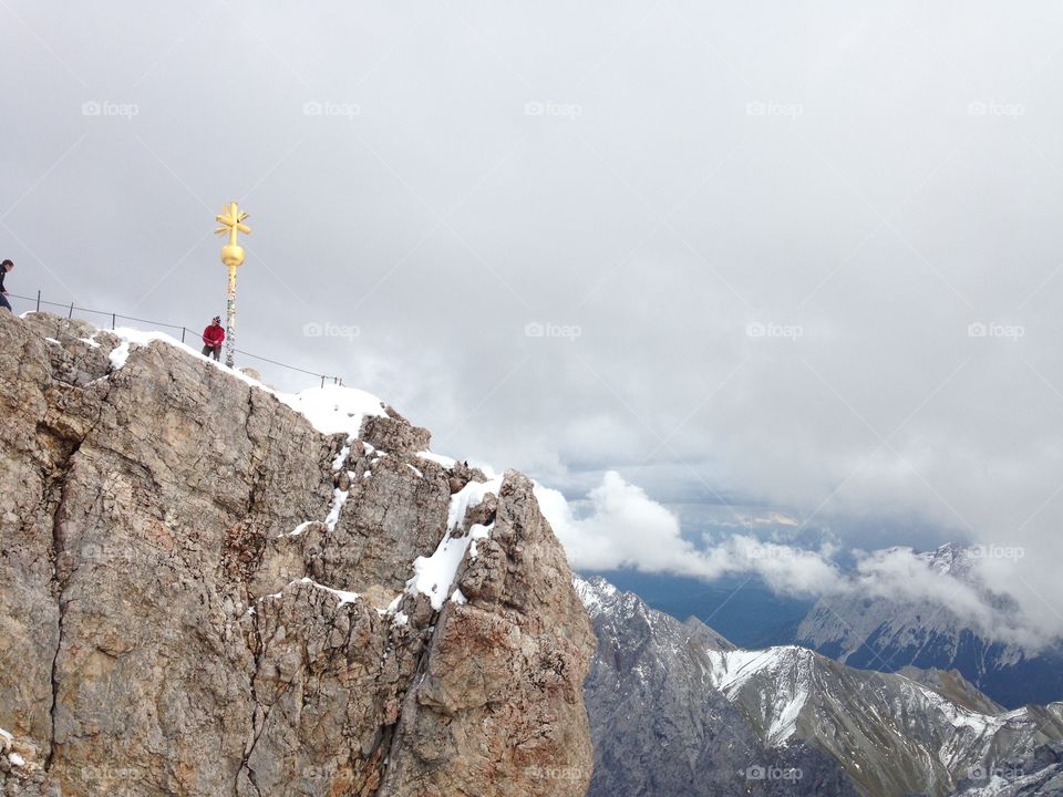 The highest mountain in Germany - Zugspitze