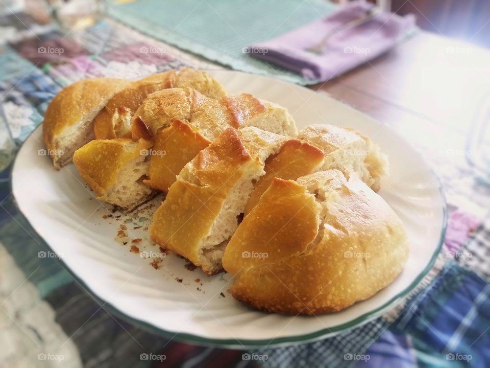 Fresh baked homemade bread