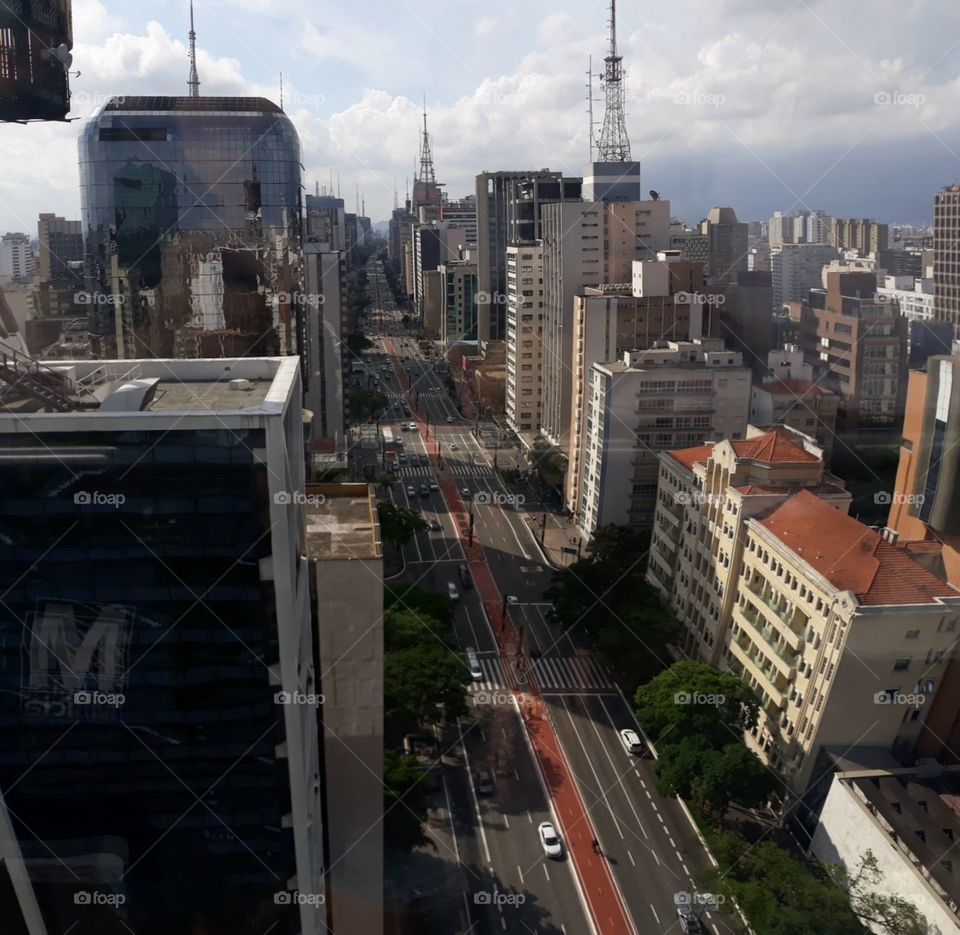 Avenida paulista, em São Paulo.