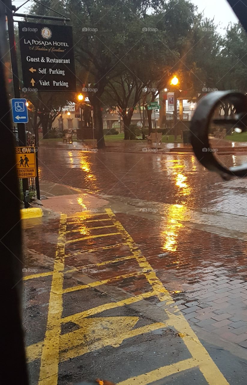 Rainy Downtown