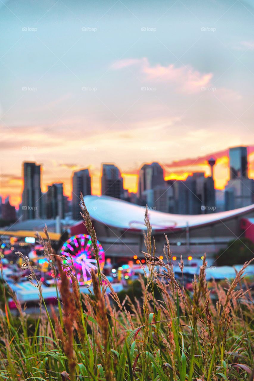 Sunset in Calgary 