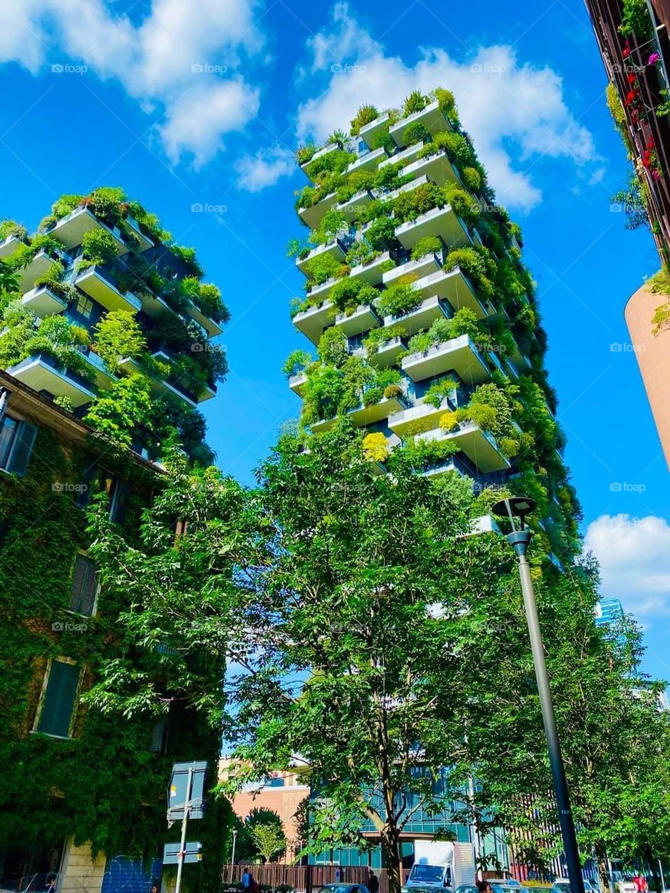 Glory be to God, the magnificent and picturesque view and the natural green trees are a view that is nothing more wonderful than it