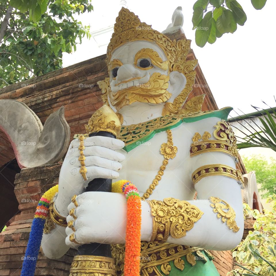 Statue. Thailand, Chiang Mai, Buddha