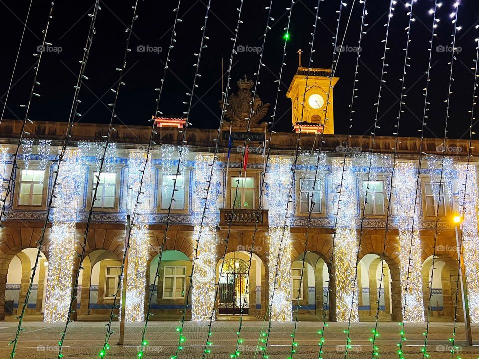 Rectangle of light cable 