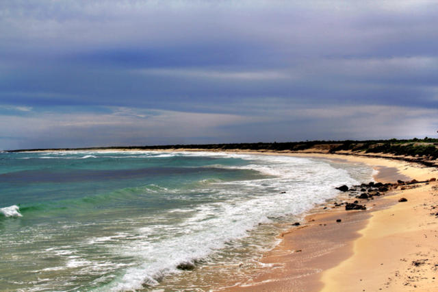 beach blue travel clouds by habitatweston
