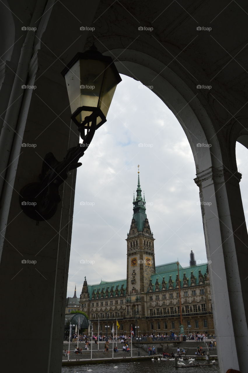 Sight of Hamburg City Hall