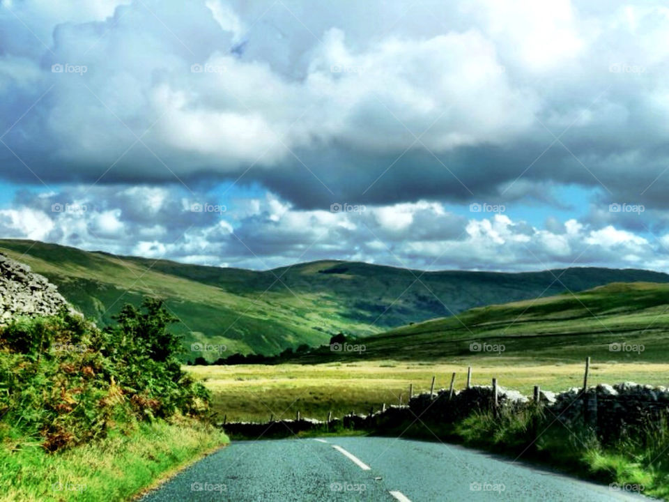 wall clouds england lake by llotter