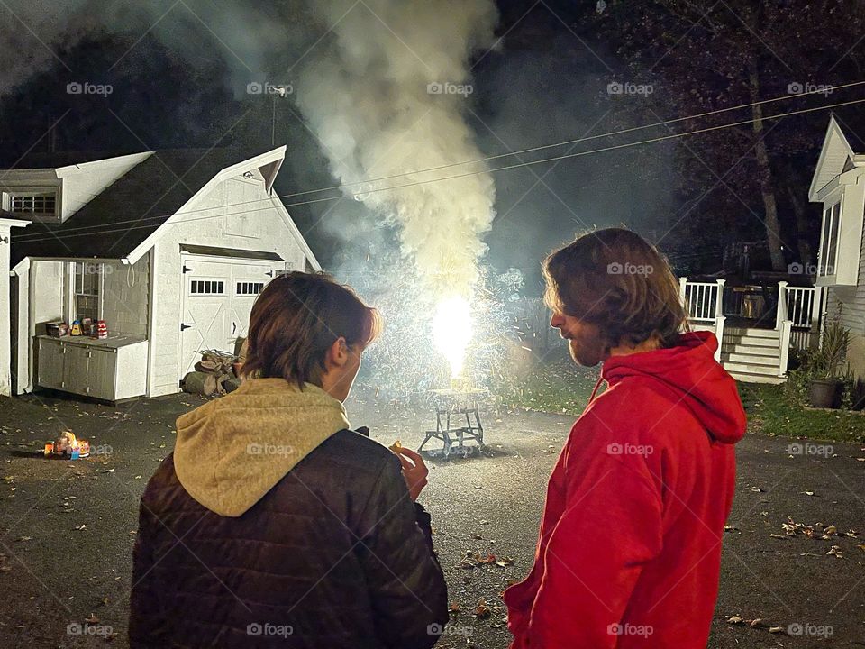 Guy Fawkes Night in New England 