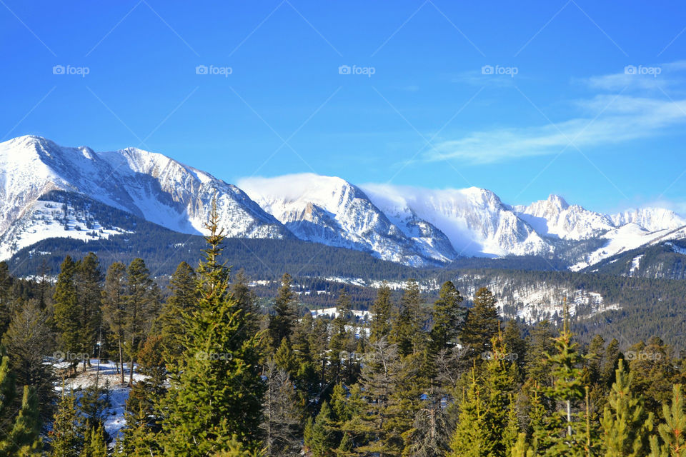 Montana Mountain Range 