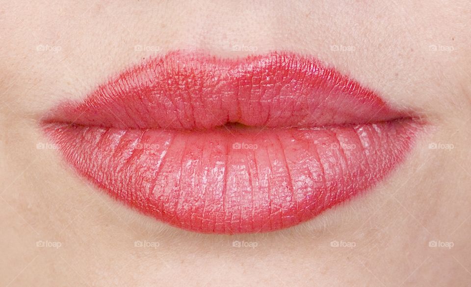 Closeup of lips