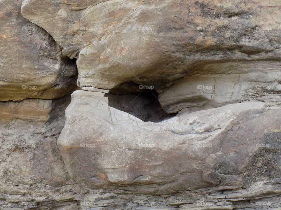 The door of the cave in the mountains of aceh halimon