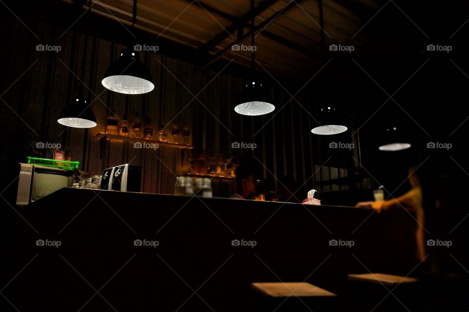 cafe lights