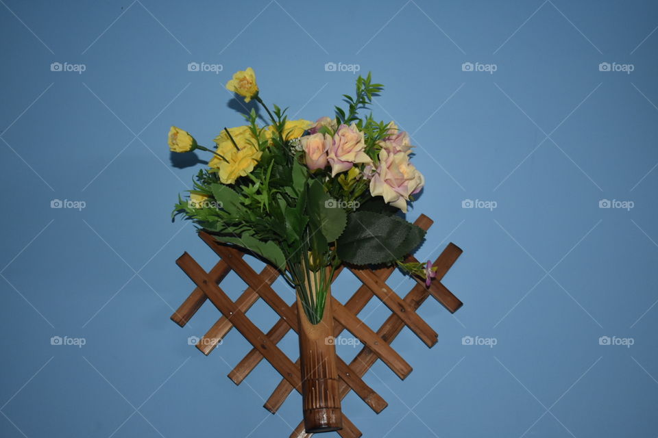 flowers bamboo craft