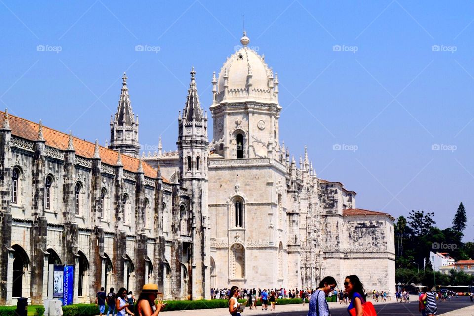 Jeronimos monastery in Portugal 