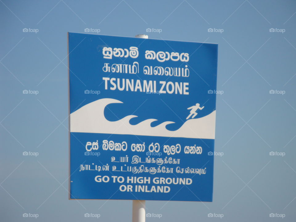 Tsunami warning