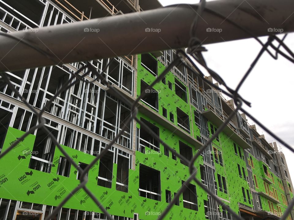 architecture building being built