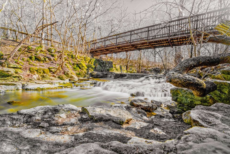 bridge over water