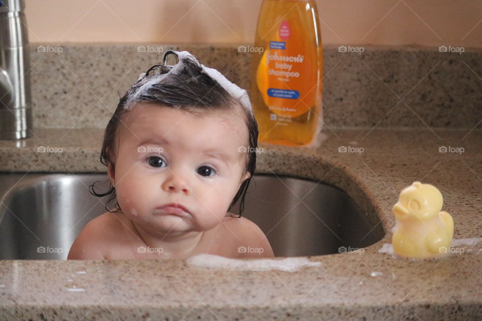 Johnson’s Baby- bath time. 