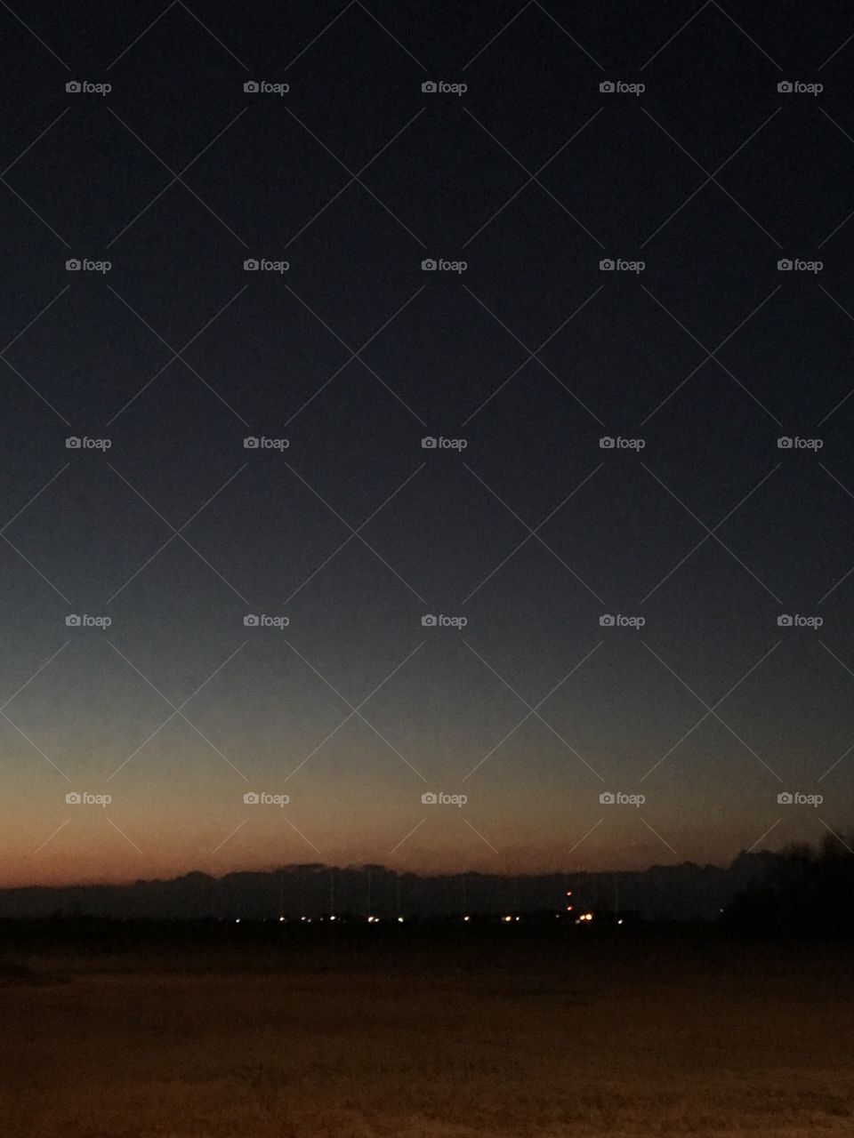 Sunset over the delta tonight