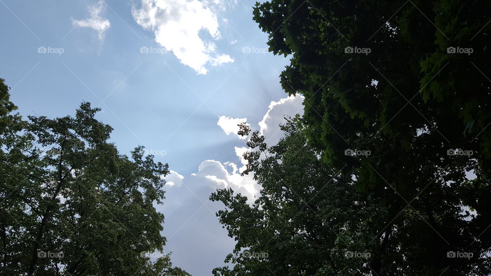 Smiley, fruit smiley, sky,