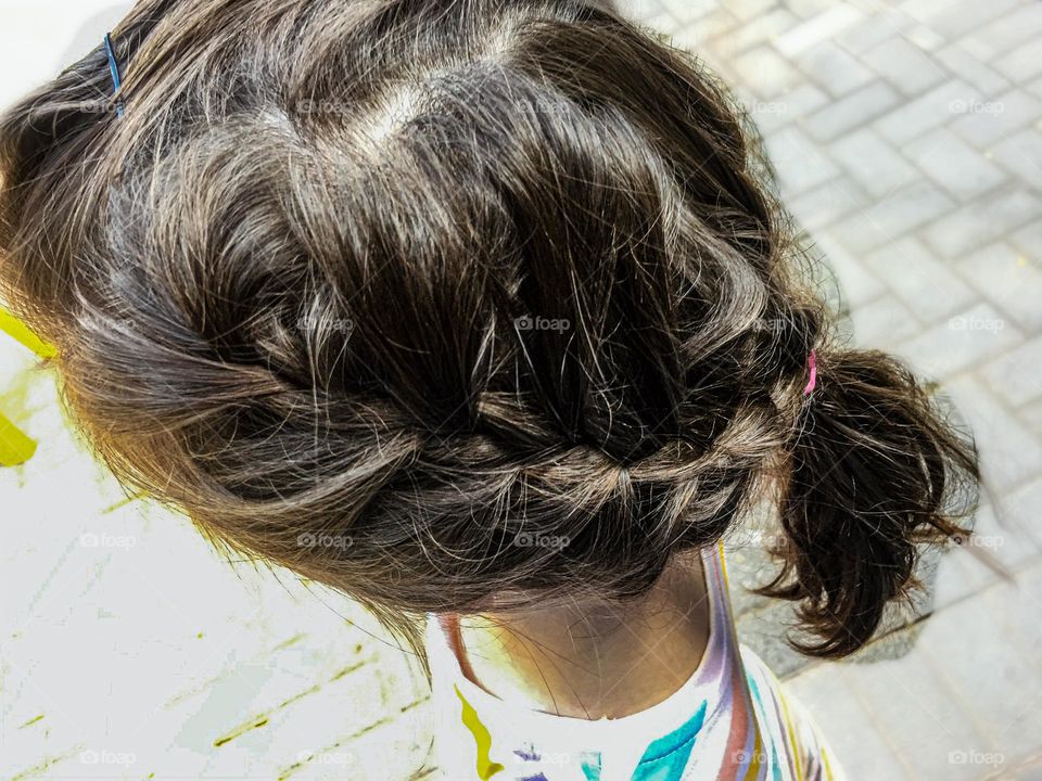 Braided brown hair looks great