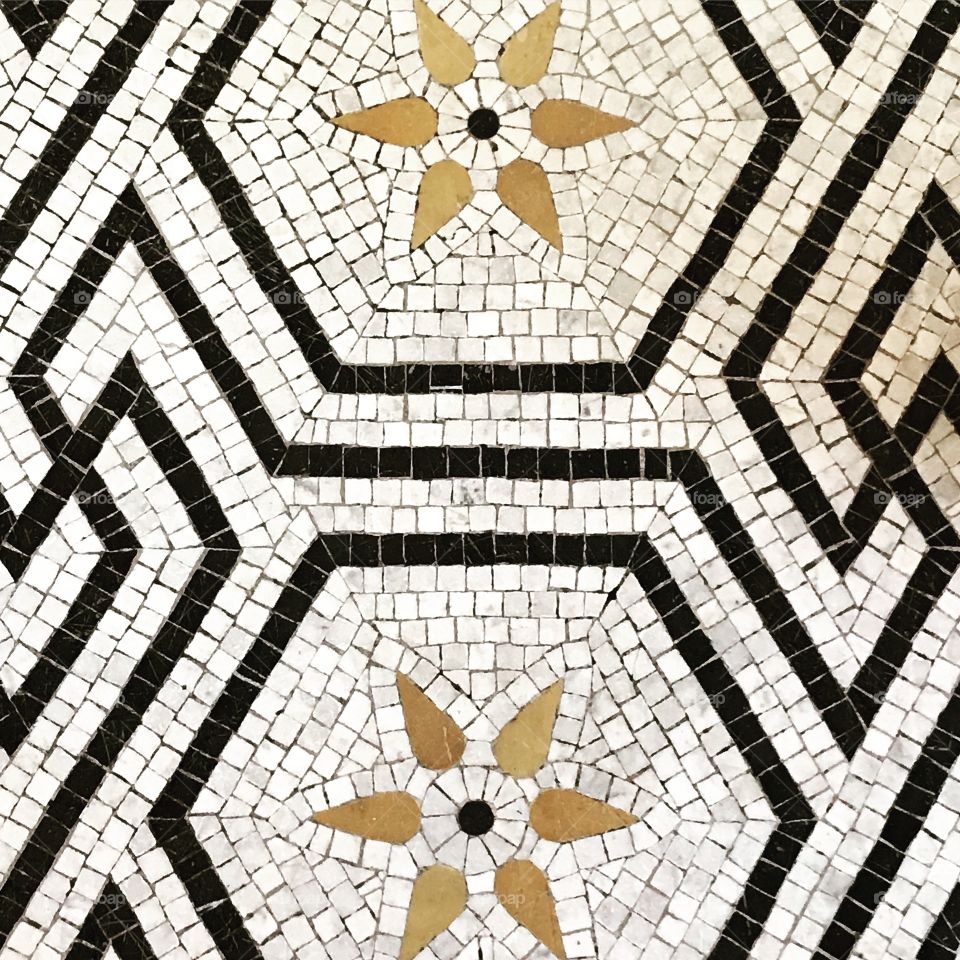 Art Deco tiles floor