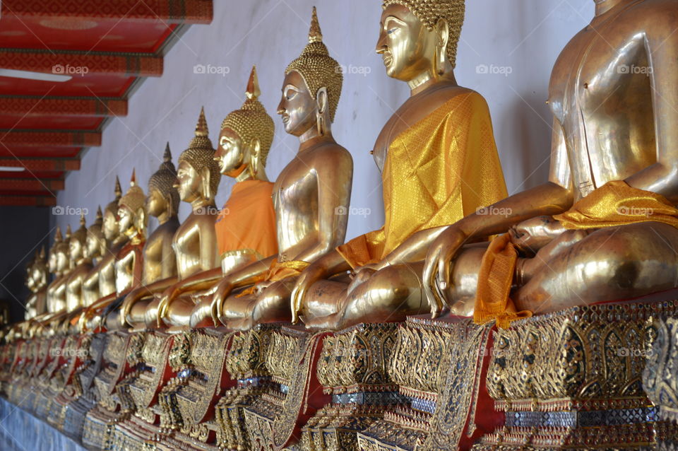 buddha statues bangkok thailand