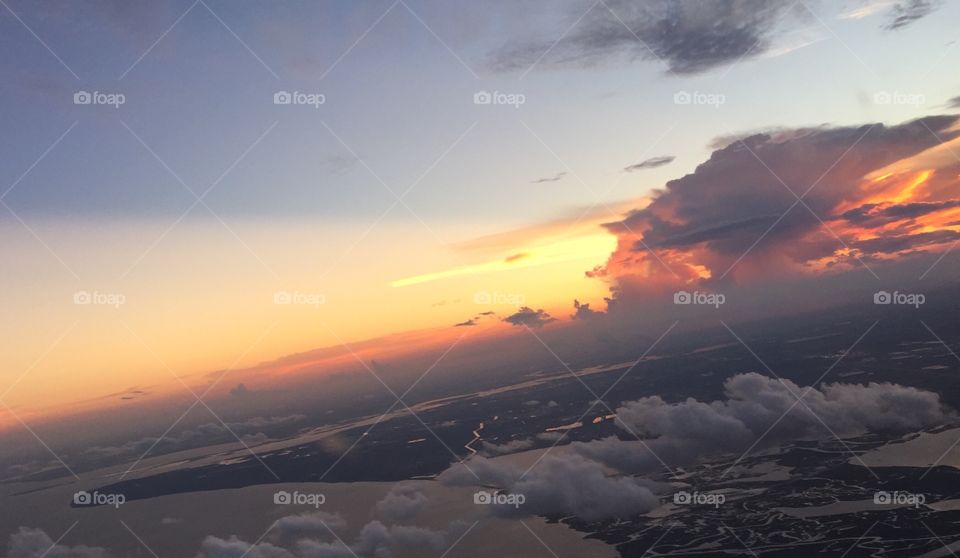 Clouds over Houston 