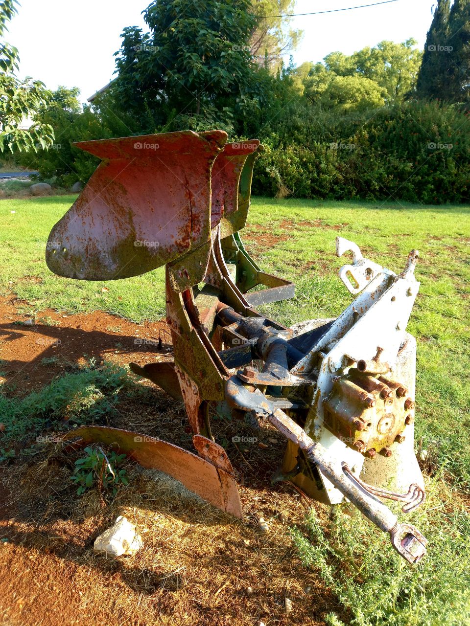 An old agriculture collection work tools