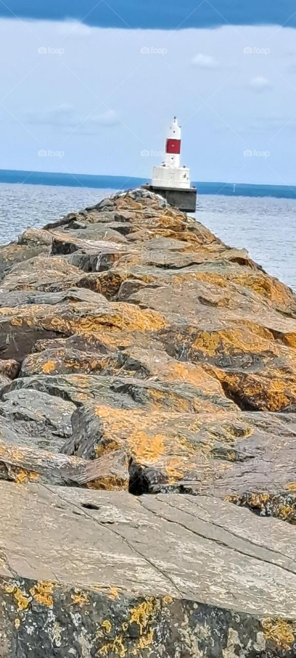 Presque Isle Harbor Breakwater Light