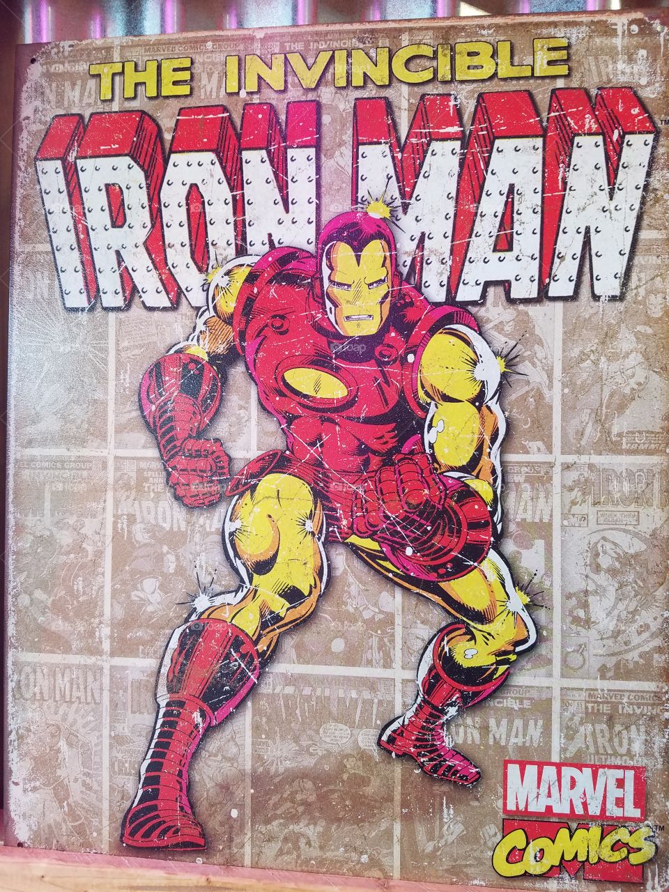 The Invincible Iron Man - Marvel Comics.  Original Colors.