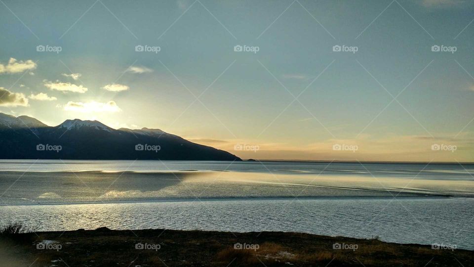 Water, Sunset, No Person, Landscape, Dawn