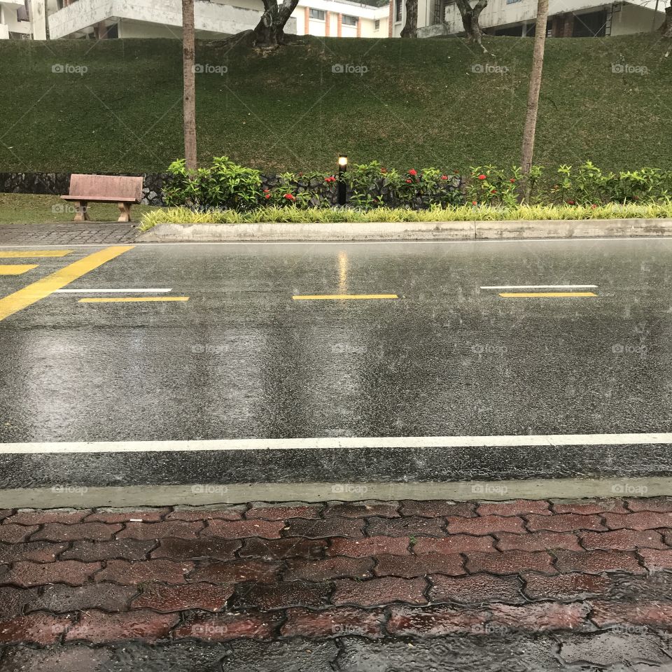 Rain rain go away, come again another day☔️