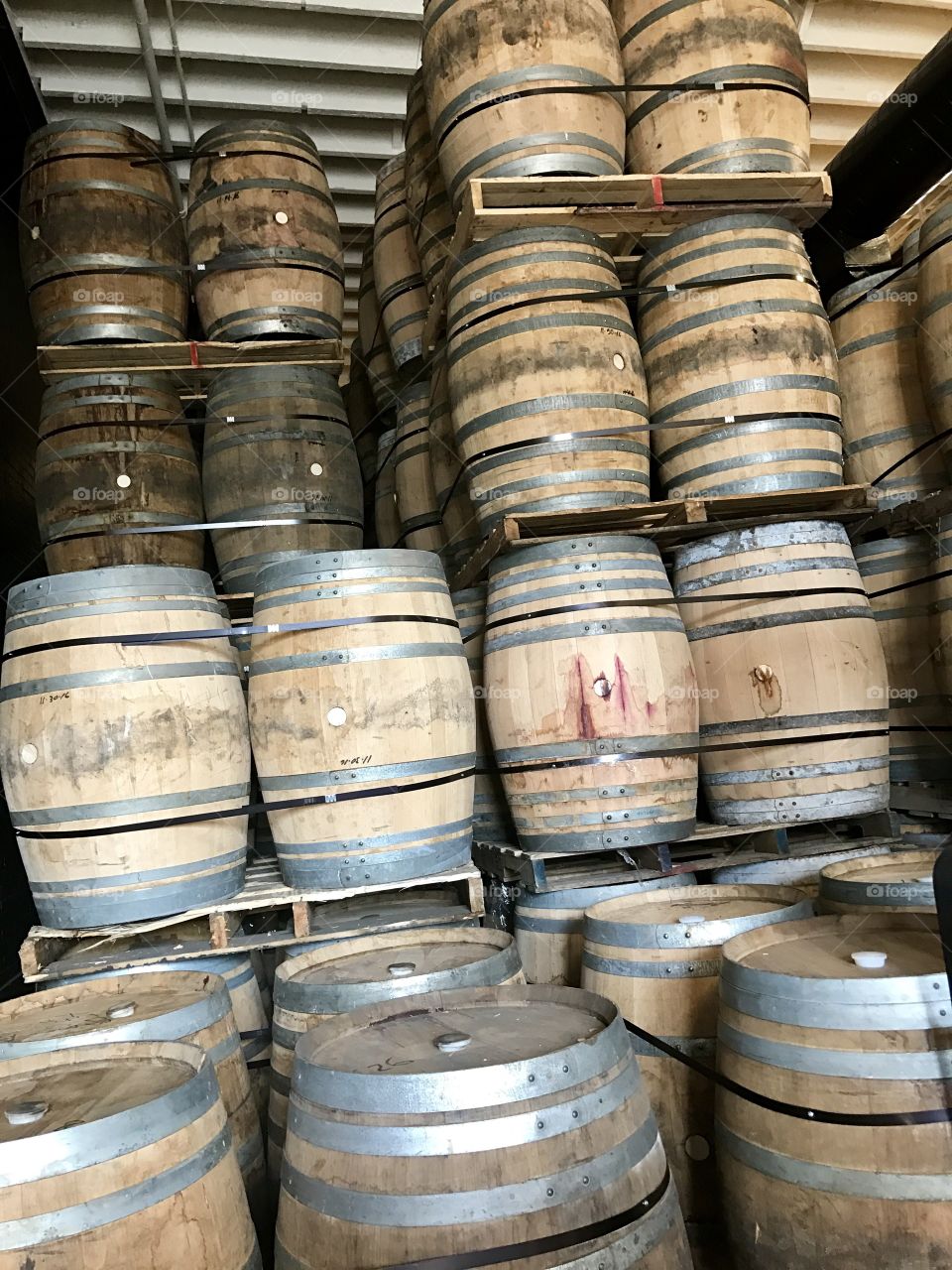 Whiskey barrells