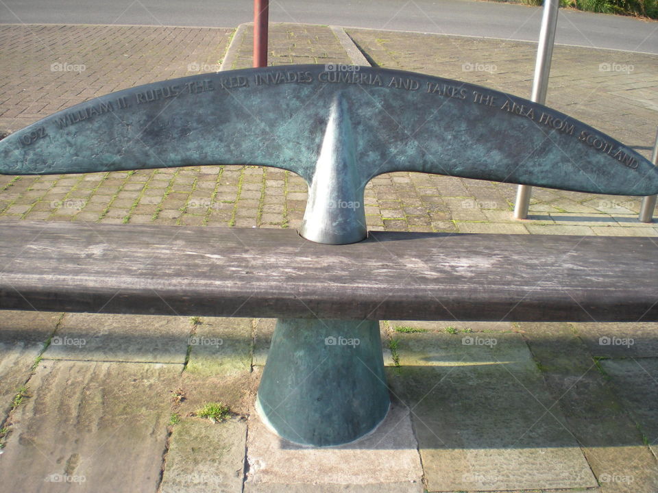 Bench in Whitehaven