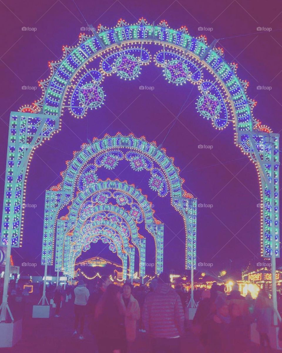 Archway into winter wonderland - it’s the most wonderful time of the year 