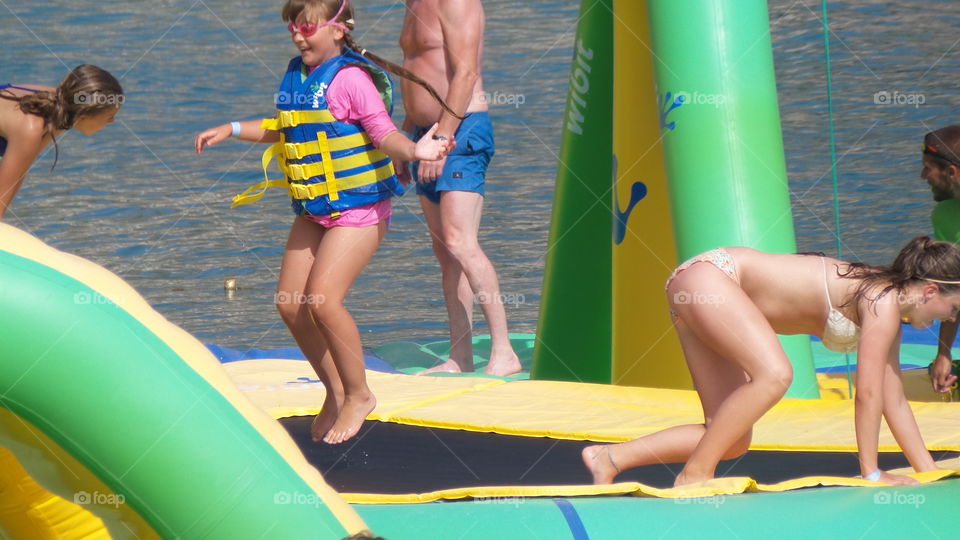 water park in tropical destination