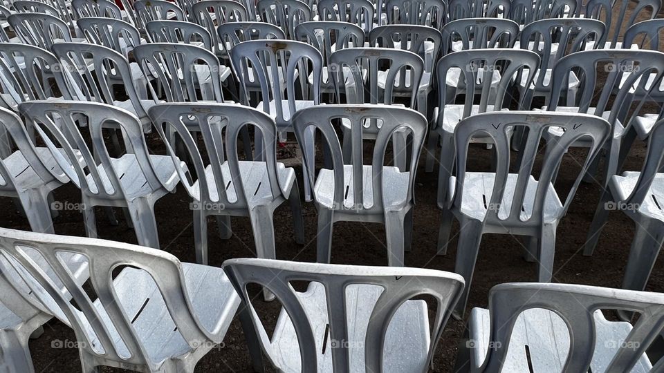 The grey chairs 