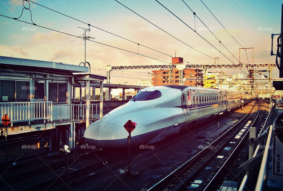 Bullet train In Japan