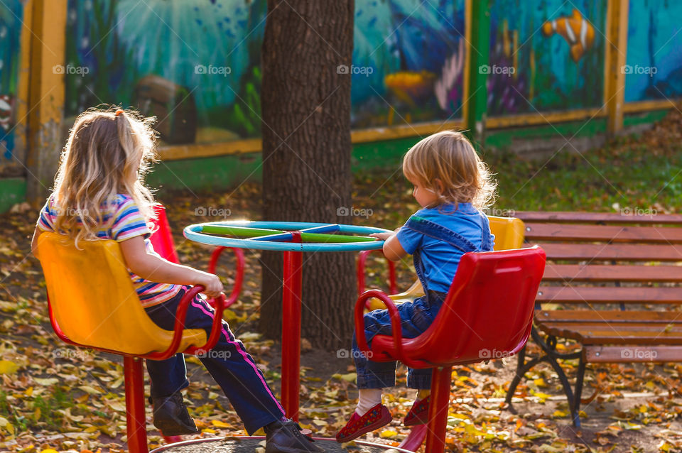 Kids playing