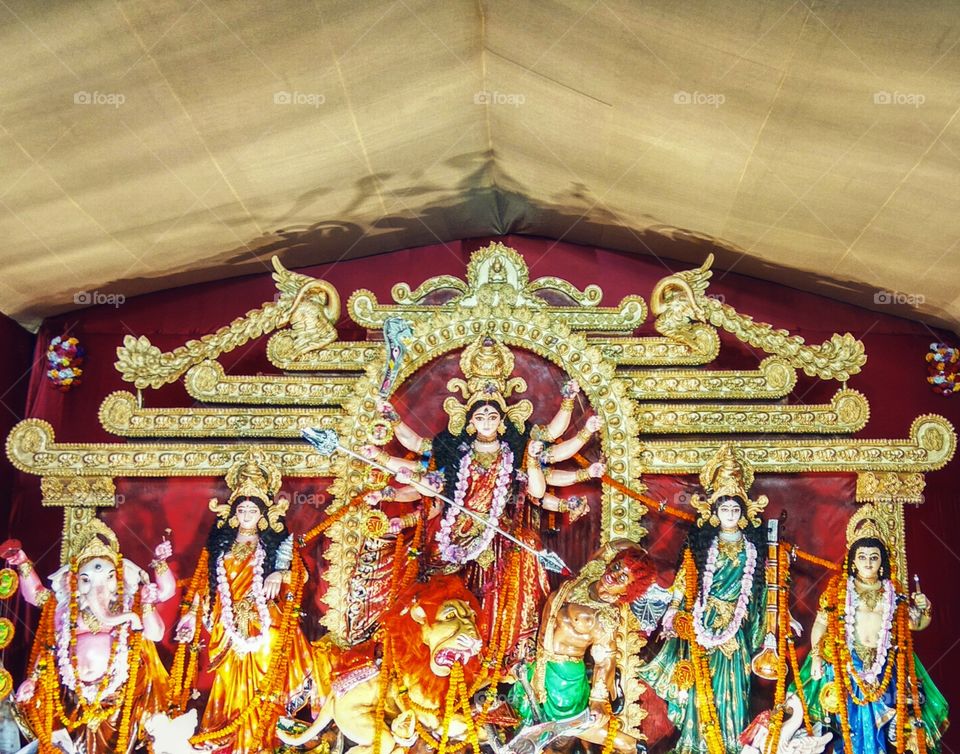 Durga pujan