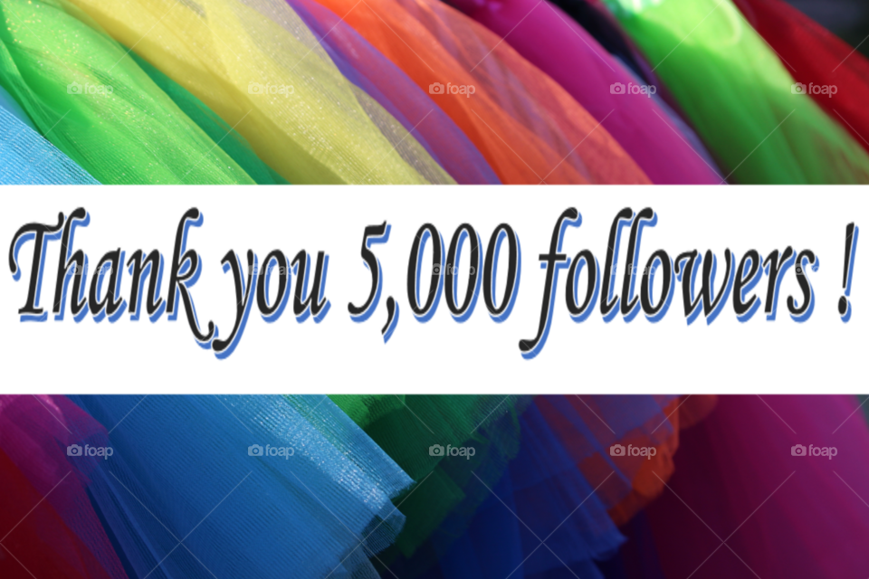 5000 followers