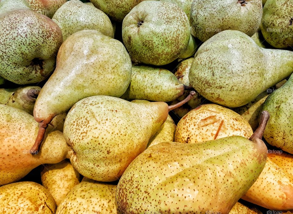 close up of fresh pear