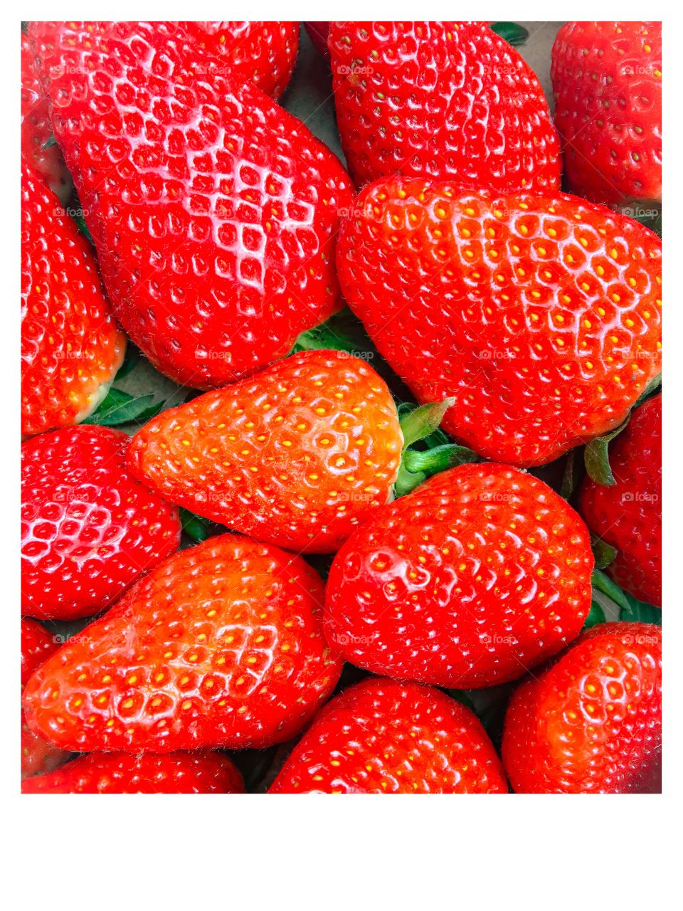 Strawberries Closeup 