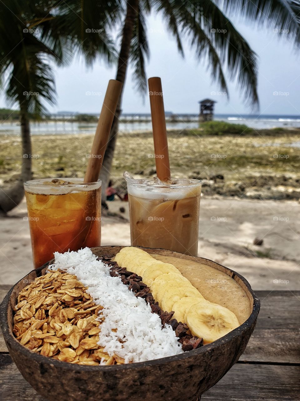 shaka bowl and coffee