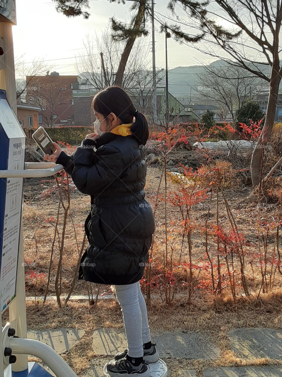 our road trip this time is to do some exercise outside for healthy mind and body