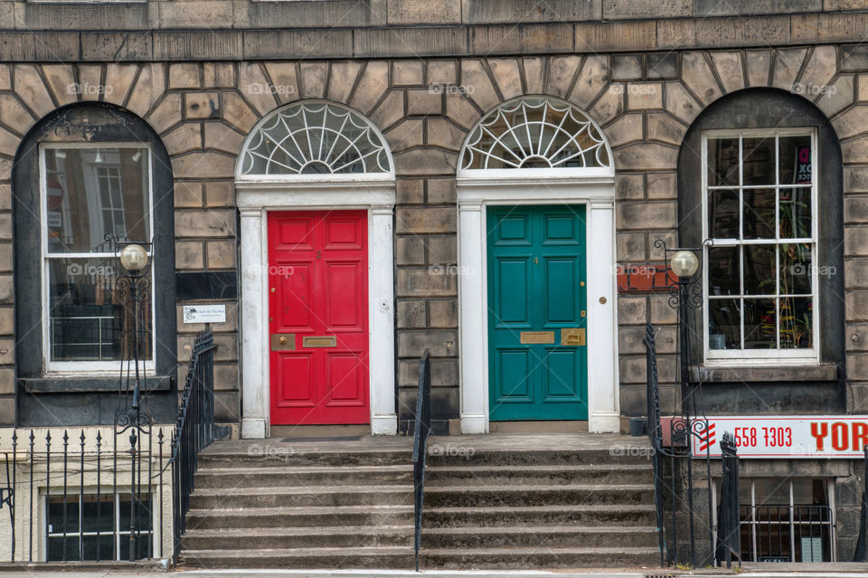 View of building door