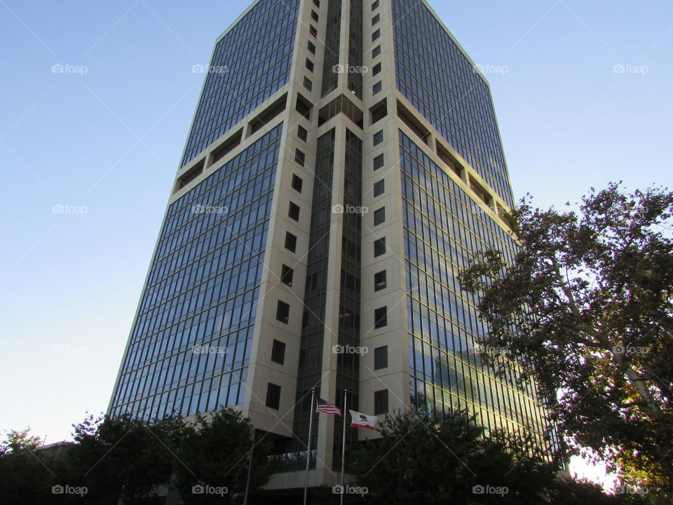 highrise. taking pictures in downtown Sacramento