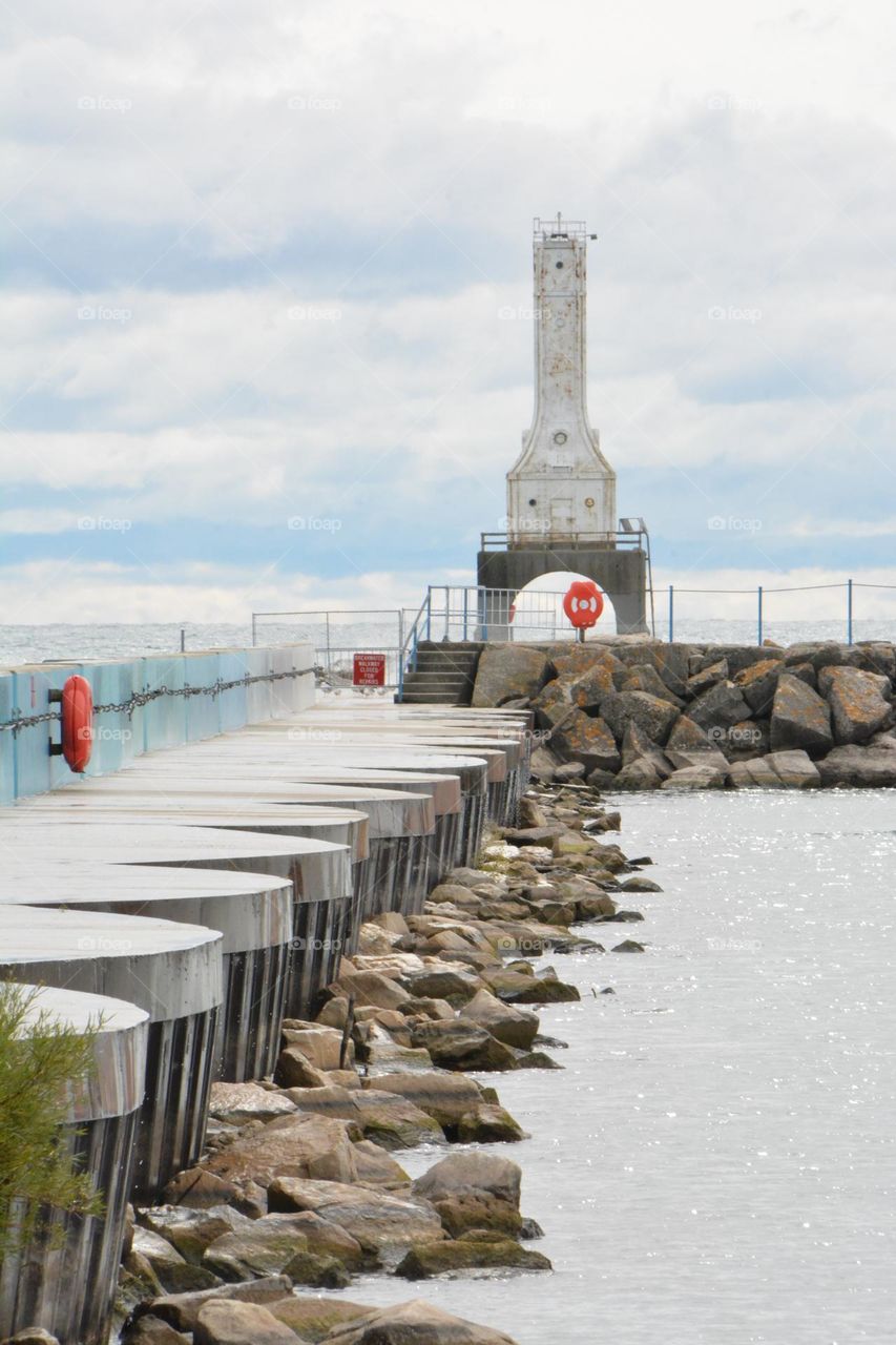 Light house at Port Washington, Wisconsin 