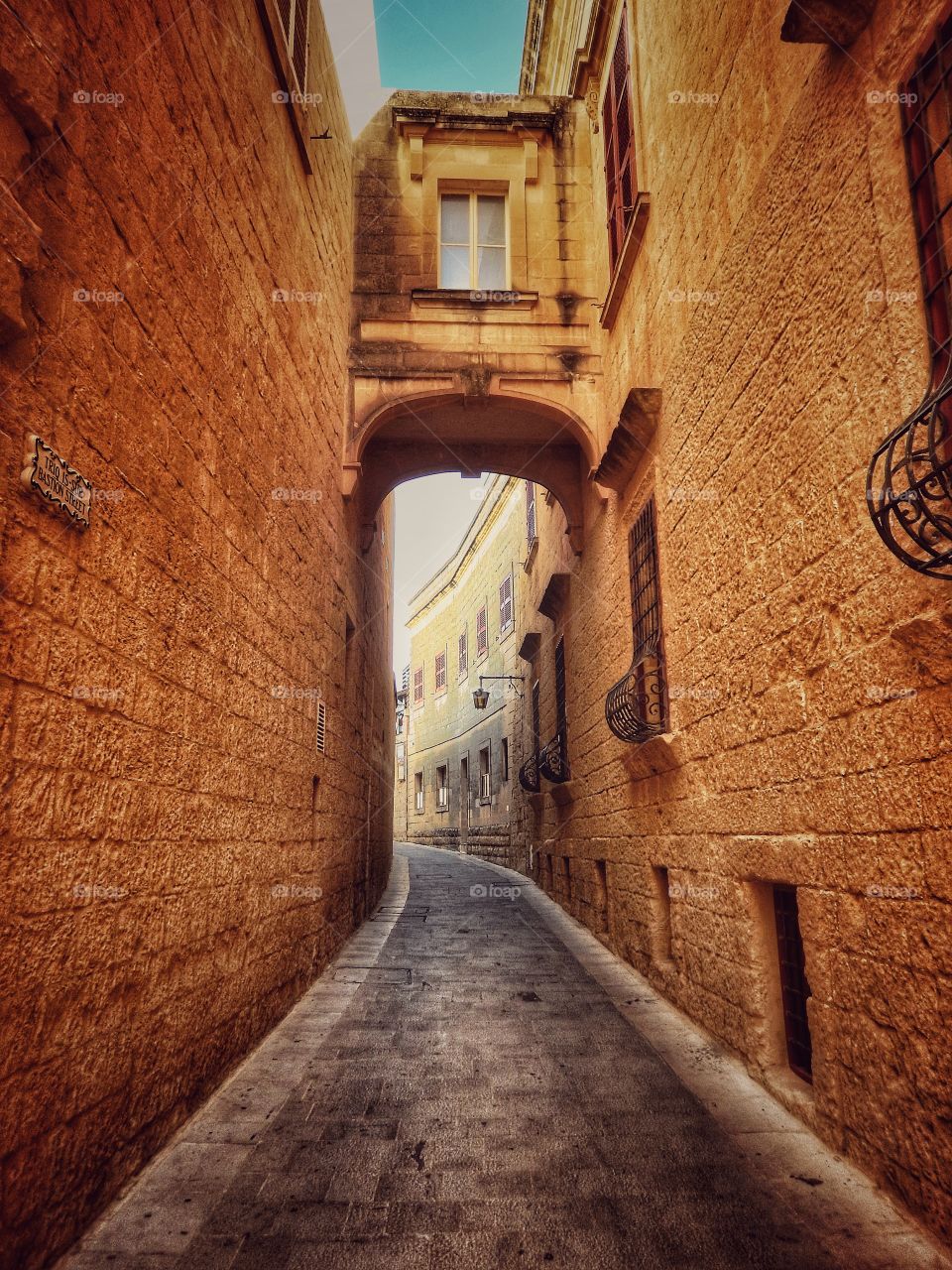 Mdina Malta typical “street” 